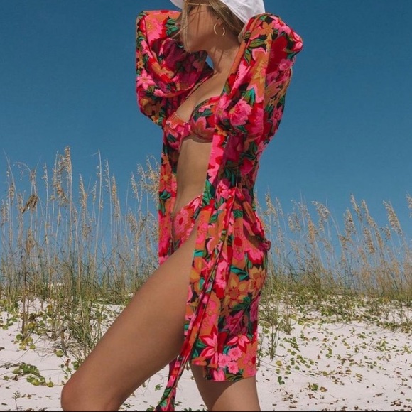 Billabong Floral Loveland 2 Kimono - Picture 9 of 12